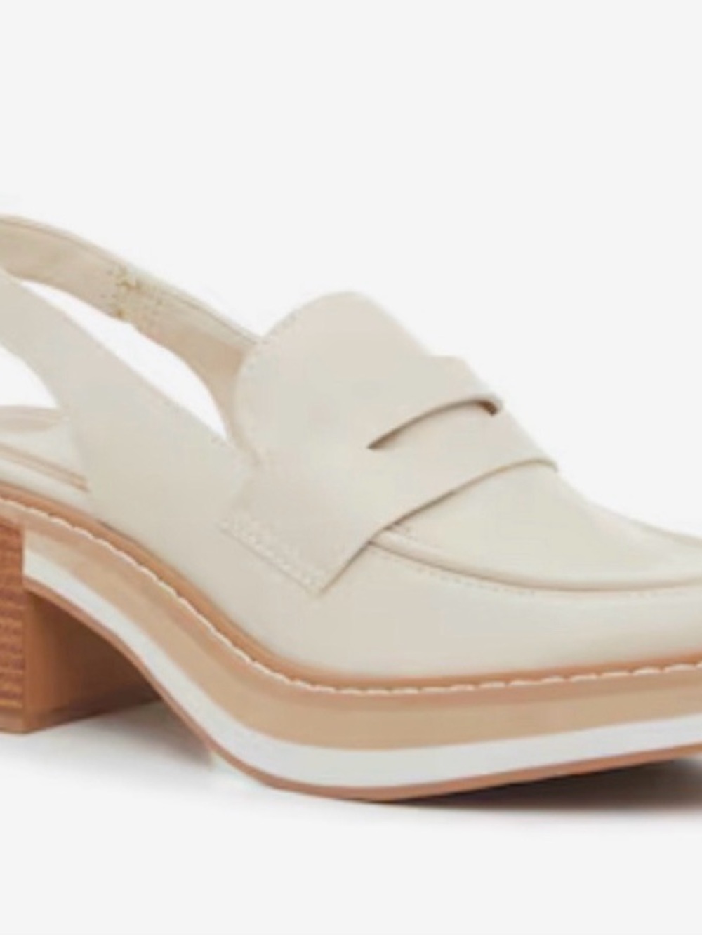 DOLCE VITA Hattie Loafer in Ivory Stella - Size 8.5